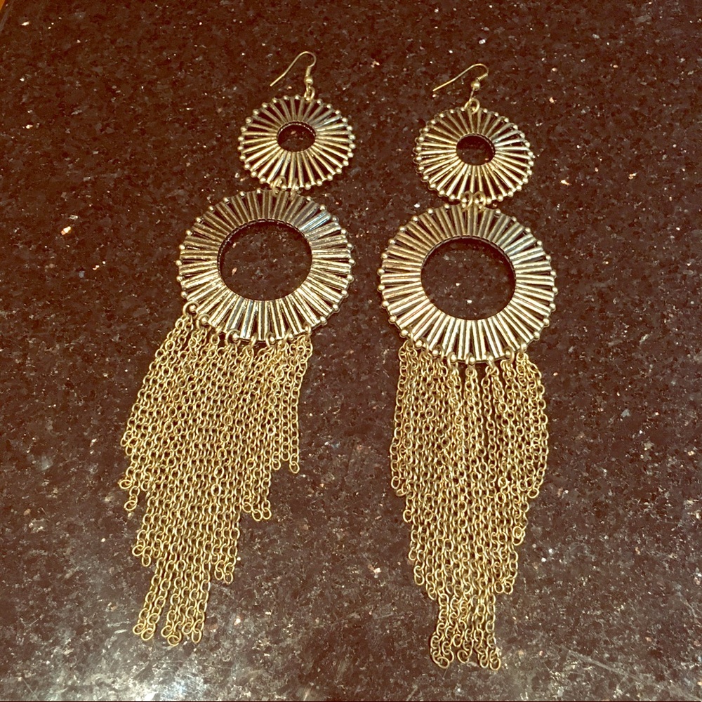Gold Dangle earrings